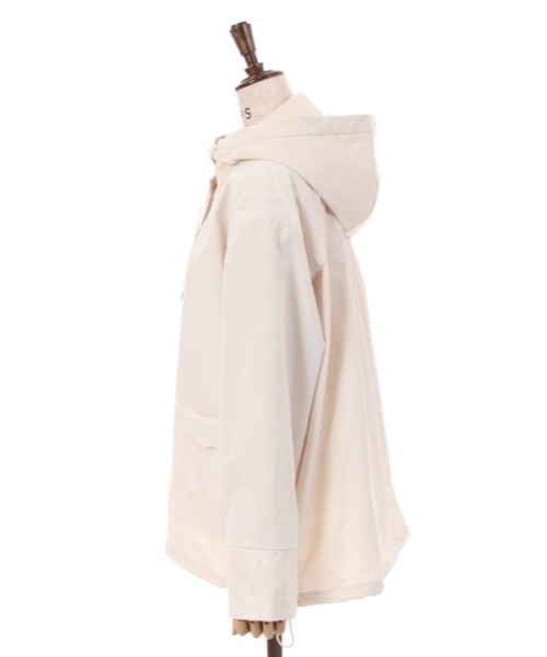 axes femme（アクシーズファム）の「【選べる2丈】撥水加工マウンテンパーカー（マウンテンパーカー・レディース・ブラック/キナリ/カーキブラウン・LARGE/MEDIUM）」の18枚目の写真