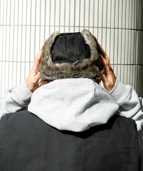 BEN DAVIS(ベンデイビス)の「【BEN DAVIS/ベンデイビス】フライトキャップ BDW-8686(キャップ・メンズ・ブラック/ベージュ・FREE)」の6枚目の写真