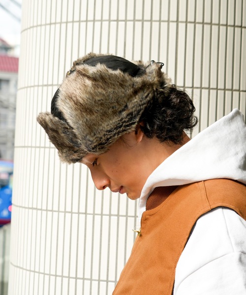 BEN DAVIS(ベンデイビス)の「【BEN DAVIS/ベンデイビス】フライトキャップ BDW-8686(キャップ・メンズ・ブラック/ベージュ・FREE)」の10枚目の写真