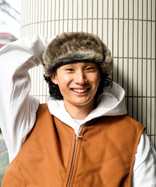 BEN DAVIS(ベンデイビス)の「【BEN DAVIS/ベンデイビス】フライトキャップ BDW-8686(キャップ・メンズ・ブラック/ベージュ・FREE)」の8枚目の写真