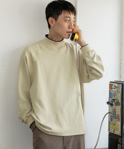 niko and...(ニコアンド)の「起毛リバーシブルプルオーバー(その他トップス・メンズ・ベージュ/ブラック/オフホワイト・LARGE/MEDIUM)」の1枚目の写真