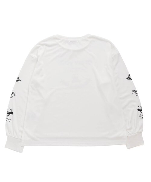 algy(アルジー)の「カジュアルもちふわロンT(Tシャツ/カットソー・キッズ・サックスブルー/チャコール/ピンク/オフホワイト・XX-SMALL/X-SMALL/MEDIUM/SMALL)」の12枚目の写真