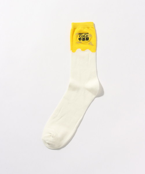 JOURNAL STANDARD relume（ジャーナルスタンダード　レリューム）の「【カレーハウスCoCo壱番屋×relume】 別注ソックス（ソックス/靴下・メンズ・ホワイト・FREE）」の2枚目の写真