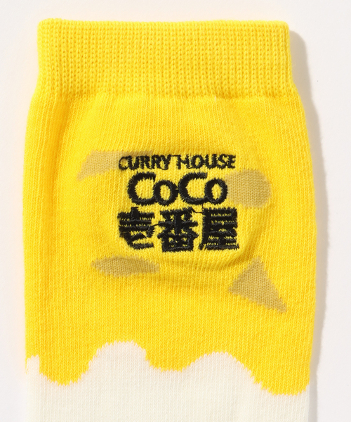 JOURNAL STANDARD relume（ジャーナルスタンダード　レリューム）の「【カレーハウスCoCo壱番屋×relume】 別注ソックス（ソックス/靴下・メンズ・ホワイト・FREE）」の4枚目の写真