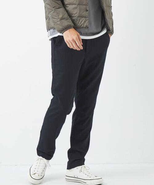 green label relaxing(グリーンレーベルリラクシング)の「ウォッシャブル フラノ ヘリンボーン ナロー ユーティリティ パンツ -ストレッチ-(その他パンツ・メンズ・ダークグレー/ネイビー/モカ/グレー・M/L/XL/S)」の4枚目の写真