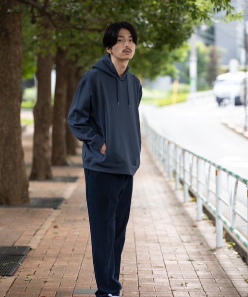 URBAN COLLECTION(アーバンコレクション)の「URBAN COLLECTION エアスムージー ポンチ素材 プルオーバーパーカー メンズ(パーカー・メンズ・オフホワイト/チャコールグレー/ブルー・L/XL/M)」の12枚目の写真