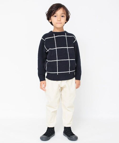 BRANSHES(ブランシェス)の「【ガーデナー】コーデュロイテーパードパンツ(その他パンツ・キッズ・アイボリー/ネイビー/キャメル・130/120/110/140/90/100/150)」の20枚目の写真