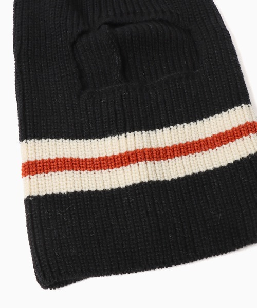 Stuart Austin（ステュアートオースティン）の「Stuart Austin/スチュアートオースティ Balaclava バラクラバ ニット帽（ニットキャップ/ビーニー・メンズ・アイボリー/ブラック・FREE）」の3枚目の写真