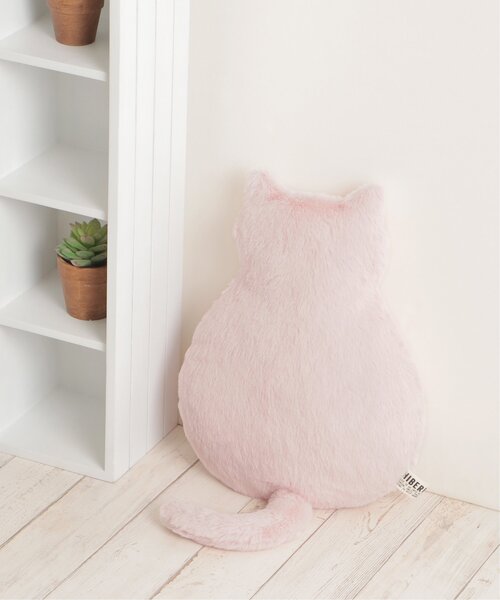 LBC(エルビーシー)の「HIBERNATIONネコM(クッション/クッションカバー・レディース・ピンク/ライトグレー/ベージュ・FREE)」の3枚目の写真