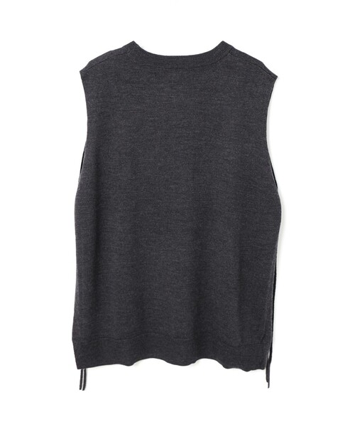 新品　Midi Umi ミディウミ 　サイドリボンニットベスト MidiUmi / ミディウミ サイドリボンベスト,ブランド,