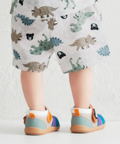 DOUBLE_B（ダブルビー）の「ダブルラッセルセカンドベビーサンダル（サンダル・キッズ・ネイビー/ベージュ/グリーン/ブルー/カーキ/サックスブルー・15.5cm/14.5cm/14cm/13.5/13cm/15cm/16cm/13.5cm）」の9枚目の写真