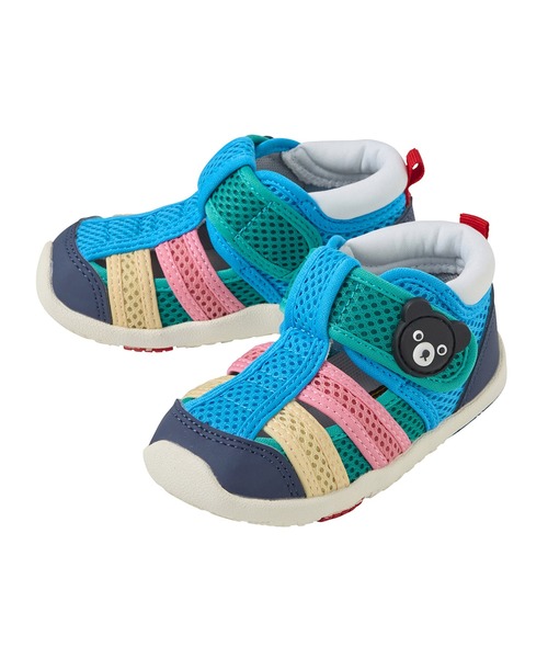 DOUBLE_B（ダブルビー）の「ダブルラッセルセカンドベビーサンダル（サンダル・キッズ・ネイビー/ベージュ/グリーン/ブルー/カーキ/サックスブルー・15.5cm/14.5cm/14cm/13.5/13cm/15cm/16cm/13.5cm）」の18枚目の写真