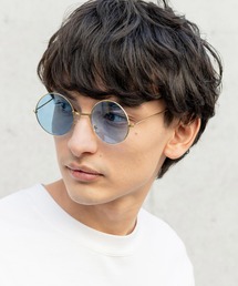 Rocky Monroe | カラーレンズ ラウンド型UVカットサングラス(サングラス)