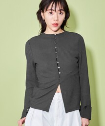 CITEN | ＜CITEN＞ボタンフロント コンパクトトップス(Tシャツ/カットソー)