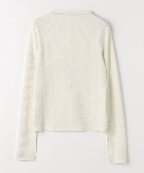 CITEN(シテン)の「<CITEN>ボタンフロント コンパクトトップス(Tシャツ/カットソー・レディース・ブラック/イエロー/ホワイト・FREE)」の19枚目の写真