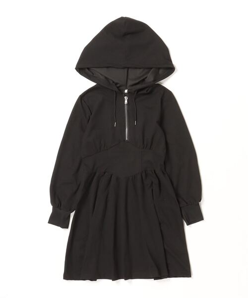 gossip!ロサンゼルス(ゴシップロサンゼルス)の「YUGA フード付きAラインワンピース(ワンピース・レディース・ブラック・L/M/XL)」の21枚目の写真