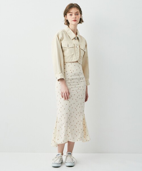 DEICY(デイシー)の「Le Boutonマーメイドスカート(スカート・レディース・アイボリー/ネイビー・0/1)」の19枚目の写真