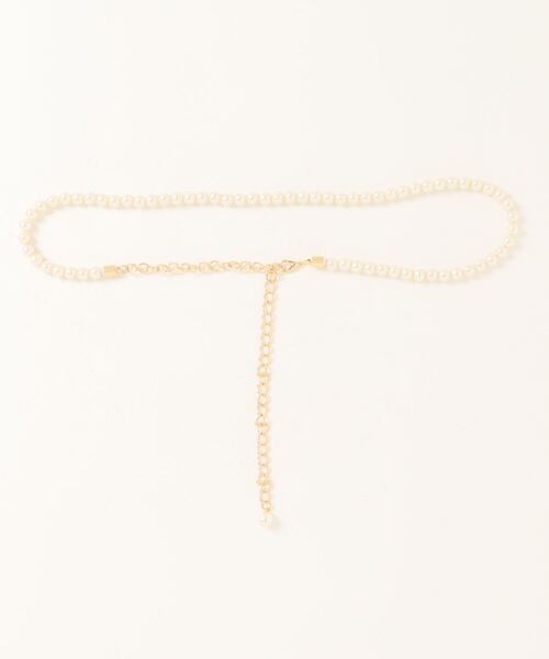 flower（フラワー）の「パーリーベルト（ベルト・レディース・ホワイト・FREE）」の18枚目の写真