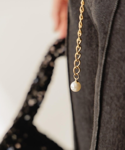 flower（フラワー）の「パーリーベルト（ベルト・レディース・ホワイト・FREE）」の4枚目の写真