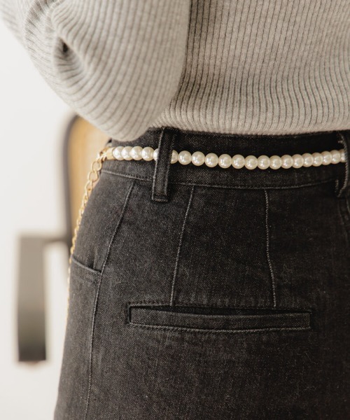 flower（フラワー）の「パーリーベルト（ベルト・レディース・ホワイト・FREE）」の5枚目の写真