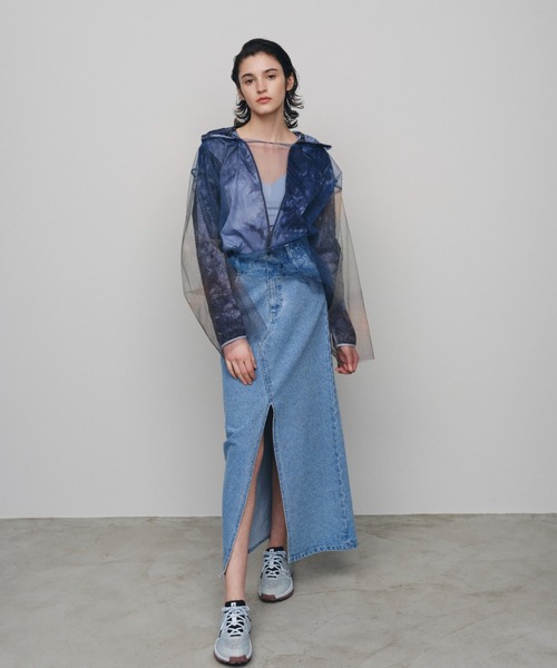 emmi（エミ）の「【emmi atelier】フロントスリットデニム  