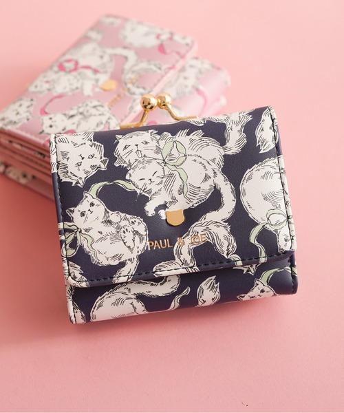 【セール】【PAUL & JOE ACCESSOIRES /ポール アンド ジョー アクセソワ 】 ジプヌネリボン がま口ミニウォレット（財布）｜PAUL & JOE ACCESSOIRES（ポールアンドジョーアクセソワ）