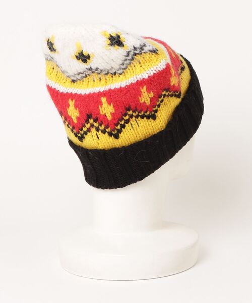 MONCLER(モンクレール)の「HAT(ニットキャップ/ビーニー・メンズ・ホワイト/イエロー・ONE SIZE)」の3枚目の写真