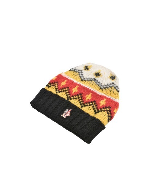 MONCLER(モンクレール)の「HAT(ニットキャップ/ビーニー・メンズ・ホワイト/イエロー・ONE SIZE)」の7枚目の写真