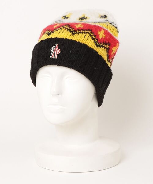 MONCLER(モンクレール)の「HAT(ニットキャップ/ビーニー・メンズ・ホワイト/イエロー・ONE SIZE)」の9枚目の写真