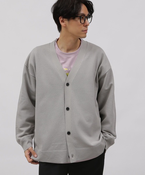 LAKOLE（ラコレ）の「AIRPEカーディガン / 996721（カーディガン/ボレロ・メンズ・ブルーグリーン/イエロー/ブラック/ライトブルー/ライトグレー・LARGE/MEDIUM/X-LARGE）」の8枚目の写真