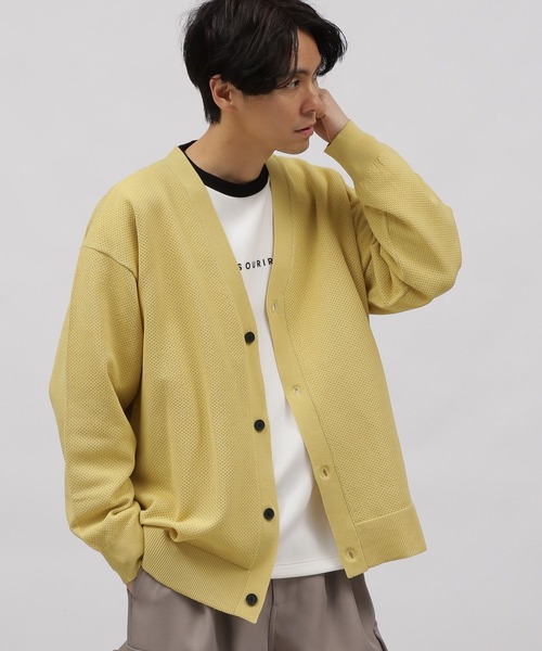 LAKOLE（ラコレ）の「AIRPEカーディガン / 996721（カーディガン/ボレロ・メンズ・ブルーグリーン/イエロー/ブラック/ライトブルー/ライトグレー・LARGE/MEDIUM/X-LARGE）」の13枚目の写真