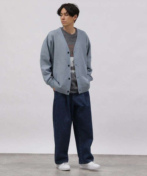 LAKOLE（ラコレ）の「AIRPEカーディガン / 996721（カーディガン/ボレロ・メンズ・ブルーグリーン/イエロー/ブラック/ライトブルー/ライトグレー・LARGE/MEDIUM/X-LARGE）」の9枚目の写真