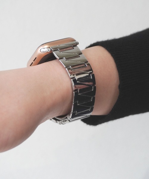 Port(ポート)の「シンプル メタル デザイン Apple Watch Band / アップルウォッチバンド #_(デジタル腕時計・レディース・ピンクゴールド/ゴールド/シルバー/ブラック・A/B)」の3枚目の写真