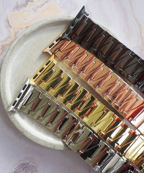 Port(ポート)の「シンプル メタル デザイン Apple Watch Band / アップルウォッチバンド #_(デジタル腕時計・レディース・ピンクゴールド/ゴールド/シルバー/ブラック・A/B)」の8枚目の写真