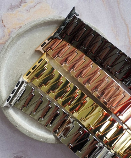 Port(ポート)の「シンプル メタル デザイン Apple Watch Band / アップルウォッチバンド #_(デジタル腕時計・レディース・ピンクゴールド/ゴールド/シルバー/ブラック・A/B)」の12枚目の写真