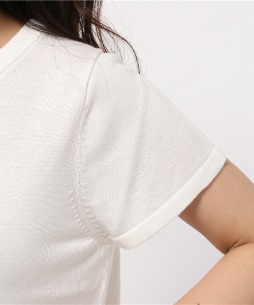 Kastane（カスタネ）の「裾スリットプルオーバー（ニット/セーター・レディース・グリーン/オフホワイト/レッド/ブラック・FREE）」の9枚目の写真