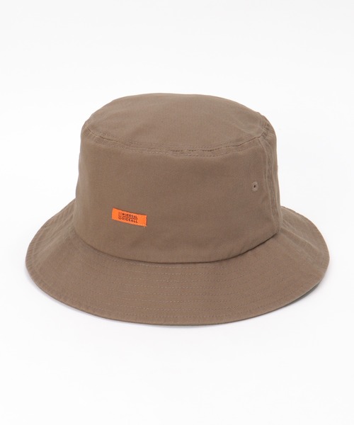 UNIVERSAL OVERALL（ユニバーサルオーバーオール）の「UNIVERSAL OVERALL ユニバーサルオーバーオール ツイルバケットハット（ハット・メンズ・ブラック/モカ・FREE）」の3枚目の写真