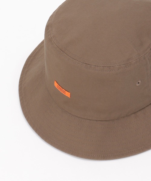 UNIVERSAL OVERALL（ユニバーサルオーバーオール）の「UNIVERSAL OVERALL ユニバーサルオーバーオール ツイルバケットハット（ハット・メンズ・ブラック/モカ・FREE）」の9枚目の写真