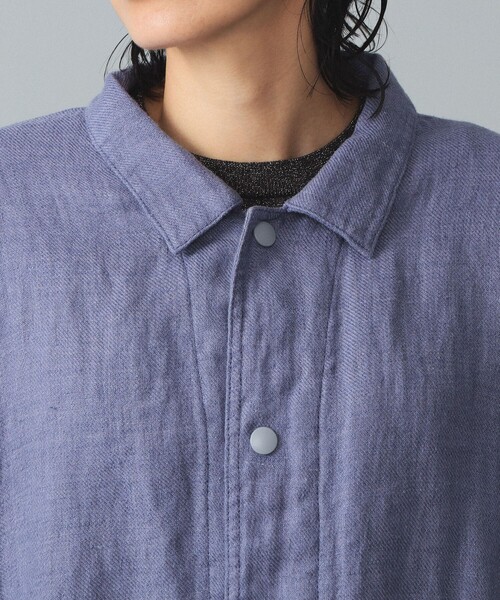 BEAMS BOY（ビームスボーイ）の「maturely / Linen Coverall（カバーオール・レディース・ブラック/ブルー系その他2・1/0）」の18枚目の写真