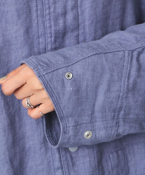 BEAMS BOY（ビームスボーイ）の「maturely / Linen Coverall（カバーオール・レディース・ブラック/ブルー系その他2・1/0）」の19枚目の写真