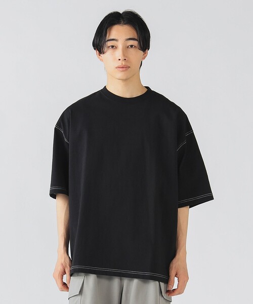 【全品送料無料】 ステッチ 配色 オーバー Tシャツ（Tシャツ/カットソー）｜BEAMS ジャケット・アウター
