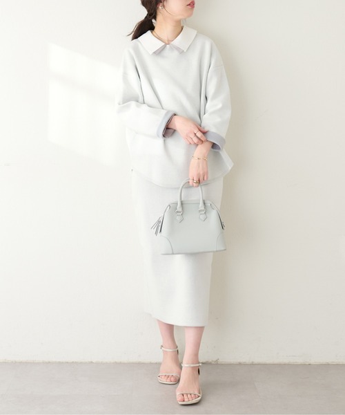 DEUXIEME CLASSE - ORDINARY JOY チュールブルゾン Y's BORN PRODUCT] COTTON TWILL FRONT POCKET DRESS(XS Blue