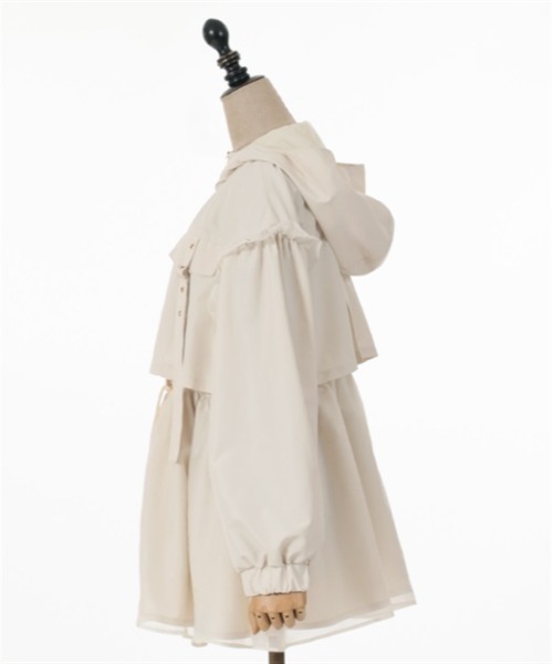 axes femme POETIQUE（アクシーズファムポエティック）の「ミリタリーフーディーブルゾン（ブルゾン・レディース・ミント/ブラック/キナリ・MEDIUM）」の17枚目の写真