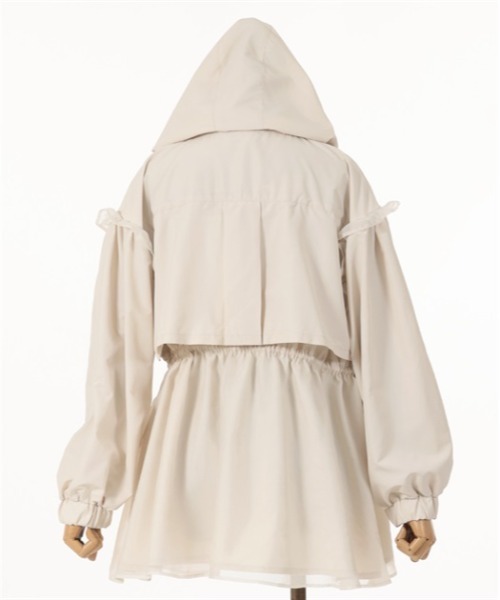 axes femme POETIQUE（アクシーズファムポエティック）の「ミリタリーフーディーブルゾン（ブルゾン・レディース・ミント/ブラック/キナリ・MEDIUM）」の22枚目の写真