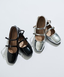 MERLOT | ダブルストラップパンプス(パンプス)