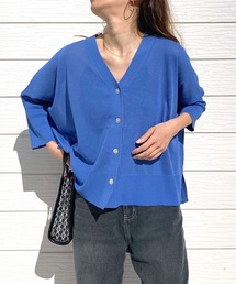 Q | 接触冷感ボックスカーデ(カーディガン/ボレロ)