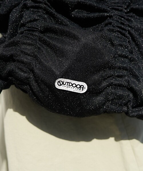 FREAK'S STORE(フリークスストア)の「OUTDOOR PRODUCTS × FREAK'S STORE/アウトドアプロダクツ 別注 ラメギャザー 2wayバッグ(トートバッグ・レディース・ゴールド/シルバー/サックスブルー/ブラック・ONE SIZE)」の6枚目の写真