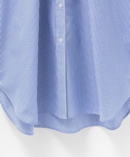 NAVY（ネイビー）の「NAVY ストライプシャツワンピース（シャツ/ブラウス・レディース・ネイビー/グリーン/サックスブルー・M/L/S）」の11枚目の写真