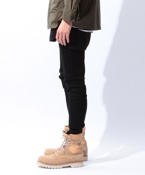 MONKEY TIME（モンキータイム）の「＜monkey time＞∴ ジェギンスデニムパンツ◆（デニムパンツ・メンズ・ブラック/ライトブルー・X-LARGE/LARGE/MEDIUM/SMALL）」の5枚目の写真