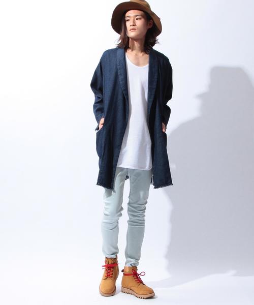 MONKEY TIME（モンキータイム）の「＜monkey time＞∴ ジェギンスデニムパンツ◆（デニムパンツ・メンズ・ブラック/ライトブルー・X-LARGE/LARGE/MEDIUM/SMALL）」の11枚目の写真